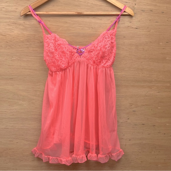 Victoria's Secret Other - Victoria’s Secret baby doll color neon‎ size medium used